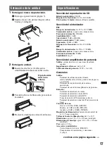 Предварительный просмотр 55 страницы Sony CDX GT430IP Operating Instructions Manual