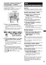 Preview for 9 page of Sony CDX-GT434U Operating Instructions Manual