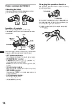 Preview for 16 page of Sony CDX-GT434U Operating Instructions Manual