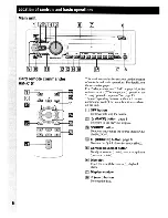 Предварительный просмотр 6 страницы Sony CDX-GT43IPW - Fm/am Compact Disc Player Operating Instructions Manual