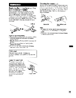 Предварительный просмотр 15 страницы Sony CDX-GT43IPW - Fm/am Compact Disc Player Operating Instructions Manual