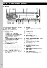 Предварительный просмотр 8 страницы Sony CDX-GT440U - Fm/am Compact Disc Player Operating Instructions Manual