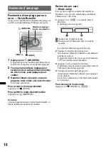 Предварительный просмотр 56 страницы Sony CDX-GT440U - Fm/am Compact Disc Player Operating Instructions Manual