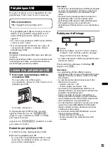 Предварительный просмотр 61 страницы Sony CDX-GT440U - Fm/am Compact Disc Player Operating Instructions Manual