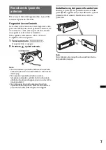 Предварительный просмотр 77 страницы Sony CDX-GT440U - Fm/am Compact Disc Player Operating Instructions Manual