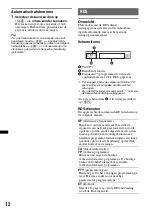 Предварительный просмотр 106 страницы Sony CDX-GT440U - Fm/am Compact Disc Player Operating Instructions Manual