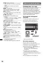 Предварительный просмотр 112 страницы Sony CDX-GT440U - Fm/am Compact Disc Player Operating Instructions Manual