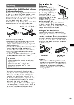 Предварительный просмотр 35 страницы Sony CDX-GT44IP Operating Instructions Manual