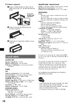 Предварительный просмотр 56 страницы Sony CDX-GT44IP Operating Instructions Manual