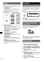 Предварительный просмотр 82 страницы Sony CDX-GT44IP Operating Instructions Manual