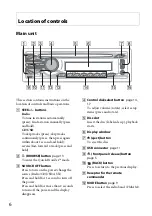 Предварительный просмотр 6 страницы Sony CDX-GT44U Operating Instructions Manual