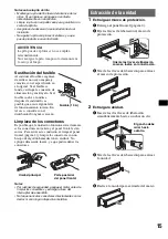 Предварительный просмотр 31 страницы Sony CDX-GT450 Operating Instructions Manual