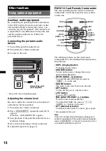 Предварительный просмотр 18 страницы Sony CDX-GT450U Operating Instructions Manual