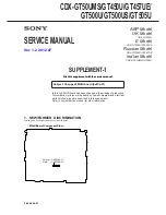 Предварительный просмотр 41 страницы Sony CDX-GT450U Service Manual