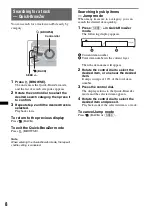 Preview for 8 page of Sony CDX-GT45IP Operating Instructions Manual