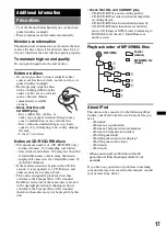 Preview for 17 page of Sony CDX-GT45IP Operating Instructions Manual