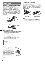 Preview for 18 page of Sony CDX-GT45IP Operating Instructions Manual