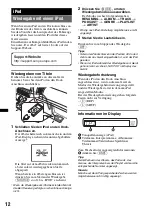 Preview for 34 page of Sony CDX-GT45IP Operating Instructions Manual