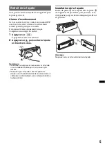 Preview for 49 page of Sony CDX-GT45IP Operating Instructions Manual