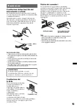 Preview for 85 page of Sony CDX-GT45IP Operating Instructions Manual