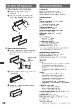 Preview for 86 page of Sony CDX-GT45IP Operating Instructions Manual