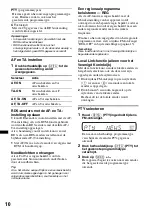 Preview for 98 page of Sony CDX-GT45IP Operating Instructions Manual