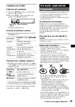 Preview for 31 page of Sony CDX-GT460US Operating Instructions Manual