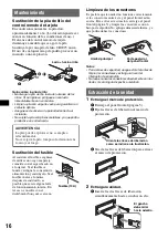 Preview for 34 page of Sony CDX-GT460US Operating Instructions Manual