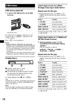 Предварительный просмотр 10 страницы Sony CDX-GT470U Operating Instructions Manual