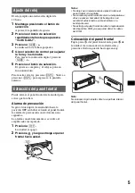 Предварительный просмотр 25 страницы Sony CDX-GT470U Operating Instructions Manual