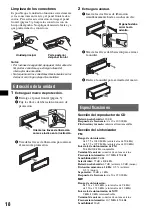 Предварительный просмотр 38 страницы Sony CDX-GT470U Operating Instructions Manual