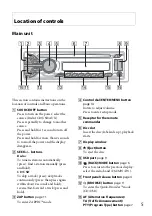 Предварительный просмотр 5 страницы Sony CDX-GT470UM Operating Instructions Manual