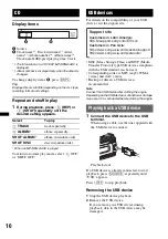 Предварительный просмотр 11 страницы Sony CDX-GT480U Operating Instructions Manual