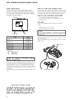 Предварительный просмотр 2 страницы Sony CDX-GT480U Service Manual