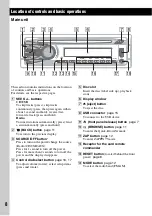 Preview for 8 page of Sony CDX-GT490U Operating Instructions Manual