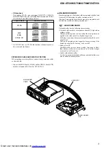 Предварительный просмотр 3 страницы Sony CDX-GT500 - Fm/am Compact Disc Player Service Manual