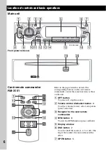 Предварительный просмотр 6 страницы Sony CDX-GT500EE Operating Instructions Manual