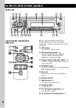 Предварительный просмотр 6 страницы Sony CDX-GT50UI Operating Instructions Manual