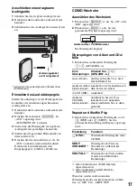 Предварительный просмотр 39 страницы Sony CDX-GT50UI Operating Instructions Manual