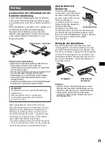 Предварительный просмотр 43 страницы Sony CDX-GT50UI Operating Instructions Manual