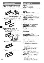 Предварительный просмотр 44 страницы Sony CDX-GT50UI Operating Instructions Manual