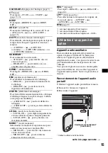 Предварительный просмотр 63 страницы Sony CDX-GT50UI Operating Instructions Manual