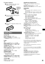 Предварительный просмотр 69 страницы Sony CDX-GT50UI Operating Instructions Manual