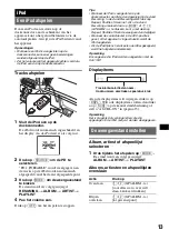 Предварительный просмотр 109 страницы Sony CDX-GT50UI Operating Instructions Manual