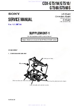 Предварительный просмотр 43 страницы Sony CDX-GT510 - Fm-am Compact Disc Player Service Manual