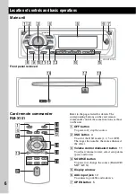 Preview for 6 page of Sony CDX-GT517EE Operating Instructions Manual