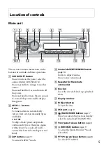 Preview for 5 page of Sony CDX-GT520U Operating Instructions Manual