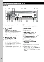 Предварительный просмотр 8 страницы Sony CDX-GT540UI Operating Instructions Manual