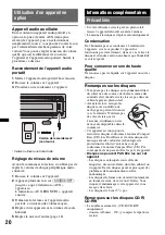 Предварительный просмотр 44 страницы Sony CDX-GT54UIW - Cd Receiver Mp3/wma/aac Player Operating Instructions Manual