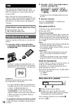 Предварительный просмотр 66 страницы Sony CDX-GT54UIW - Cd Receiver Mp3/wma/aac Player Operating Instructions Manual